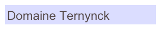 Domaine Ternynck